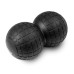 Массажный мяч  Hop-Sport HS-A190DMB EVA 190 мм двойной черный - фото №3